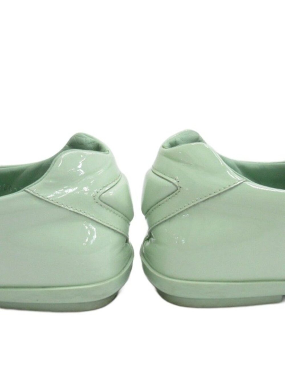 Prada Enamel Loafer Light Green 6.5 - Picture 5 of 8